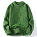 Stylish And Minimalist Design Mens Long Sleeve Crew Neck Top