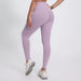 European And American Bright Yoga Pants Outer Wear Nude Feel Hip Lifting