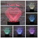 Valentines Day Gift Hands Holding Love 3D Night Light
