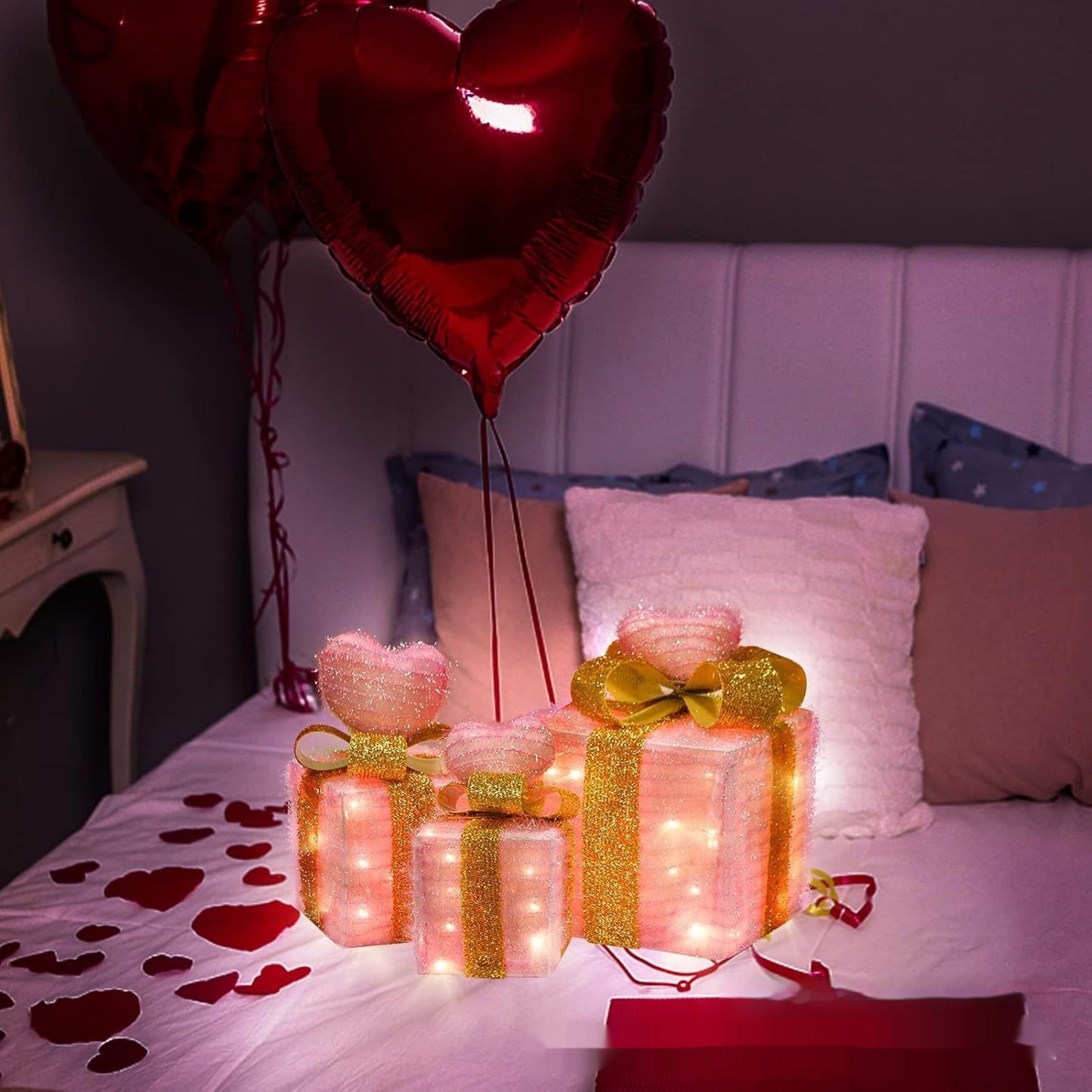Valentine's Day Decoration Luminous Gift Box