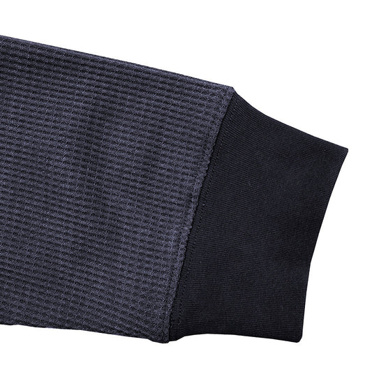 Men's Long-sleeved Waffle Essential Bottoming T-shirt