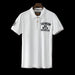 Summer Casual Men's Slim-fitting Simple Lapel Short Sleeve T-shirt