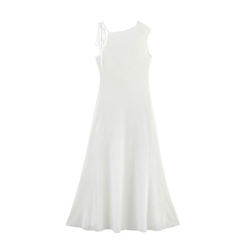 Swing Collar Sheath Sexy Chiffon Dress