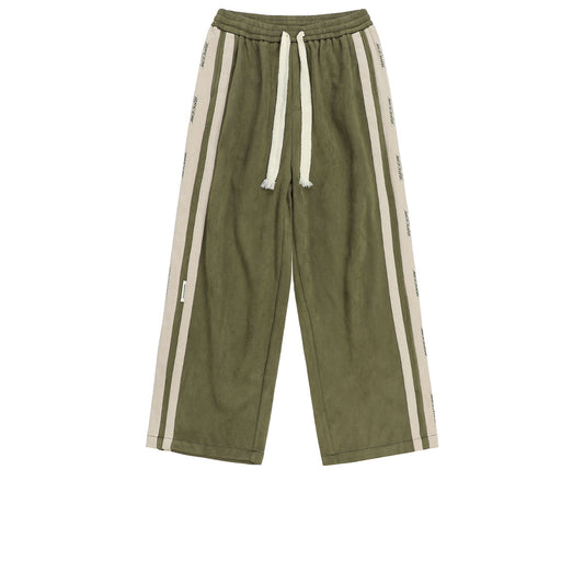 Fashion Straight Leg Wide Pants Man