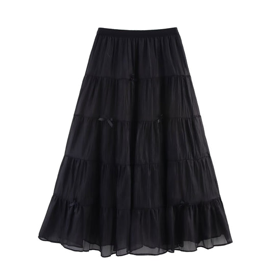 Three-dimensional Bow Fairy Multi-layer Gauze Gauze Skirt Cake Dress