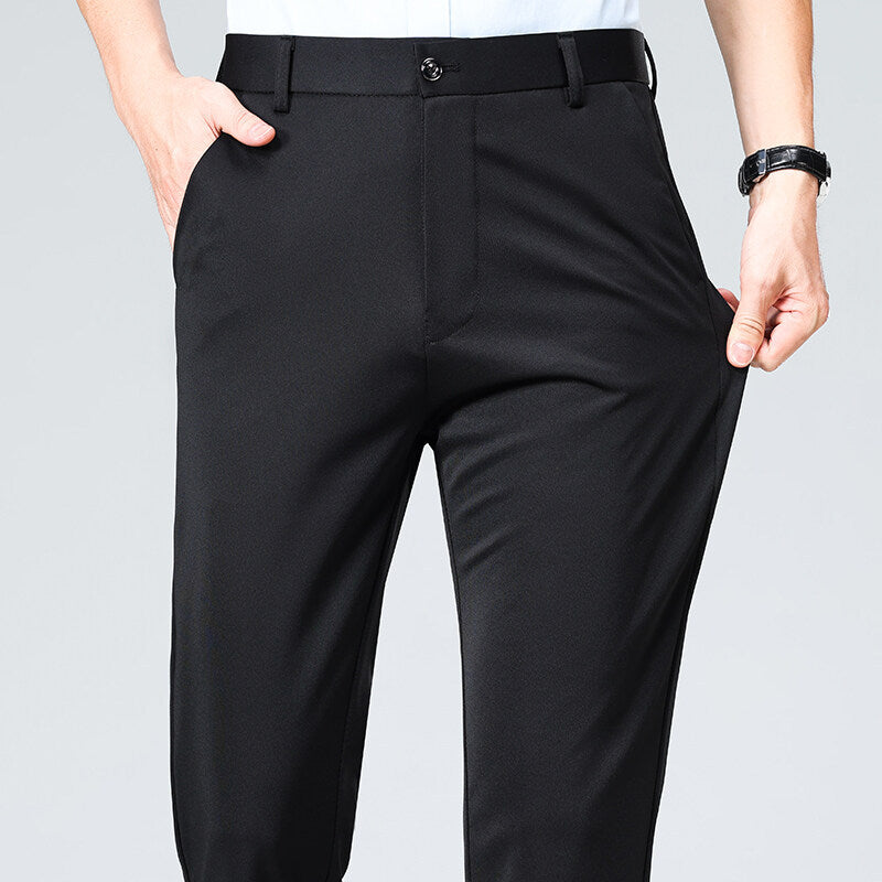 Men's Casual Trousers Business Trousers Loose