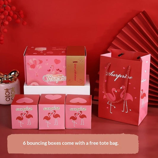 Valentines Day Surprise Pop-up Red Envelope Box With A Ceremonial Feel Birthday Gift Box