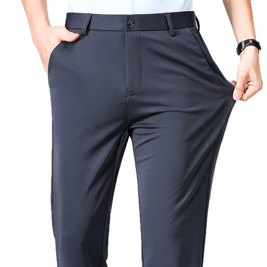 Men's Casual Trousers Business Trousers Loose