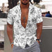 Hawaii Short Sleeve Men's Lapel Shirt